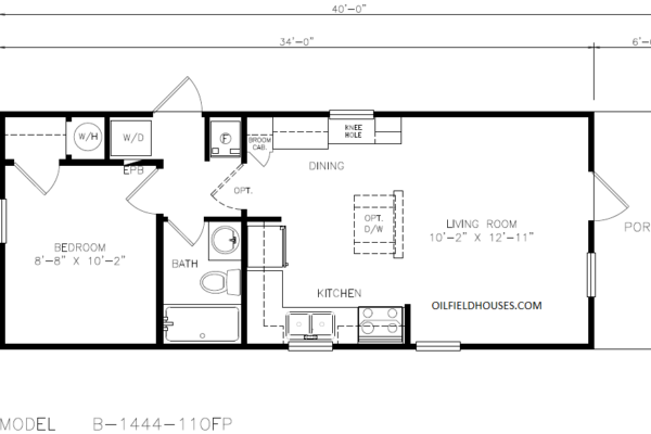 1 bed 1 bath workforce housing with optional porch