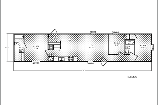 3 Bed 2 Bath 14×66 singlewide Units in Fort Myers Florida(UNAVAILABLE)